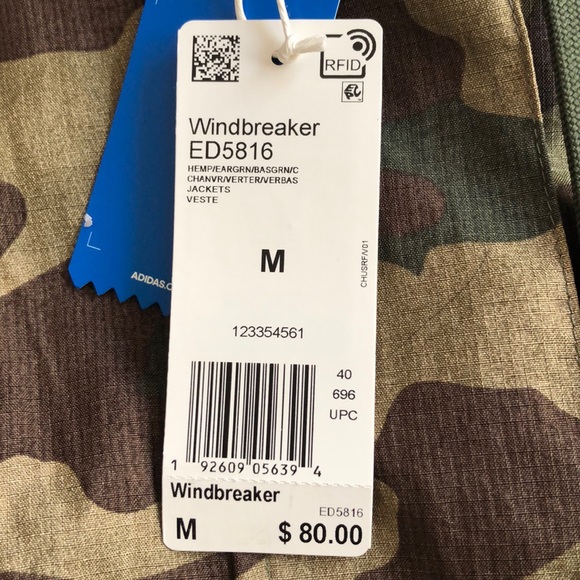 Camo Adidas Windbreaker - Picture 6 of 8